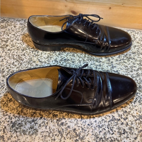 Cole Haan Men’s Size 11.5 Classic Black Leather Men's Oxford - Picture 3 of 14